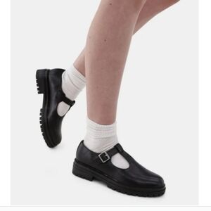 No Boundaries T-Strap Black Mary Jane Shoes Woman's Size 9.5
